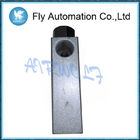 Aluminium Alloy Silver Pneumatic Manual Valve ZK Series 0-60℃ Fluid Temperature