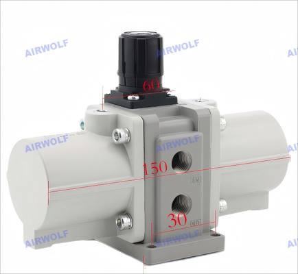 SMC VBA 2 Times VBA10A-02 VBA40A-04GN Pneumatic 1.6Mpa Booster Regulator