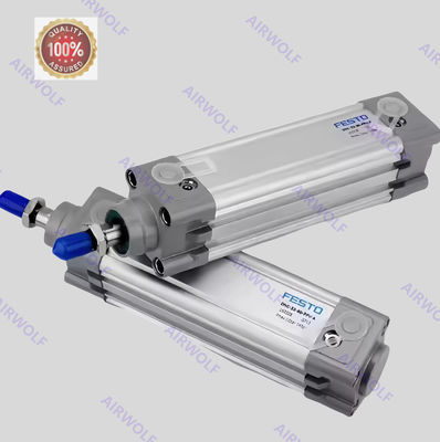 FESTO Bore 32–125mm ISO15552 Compliant Profile Barrel ATEX 0.6–12 Bar DNC Polyurethane / Nitrile Rubber Pneumatic Cylinder