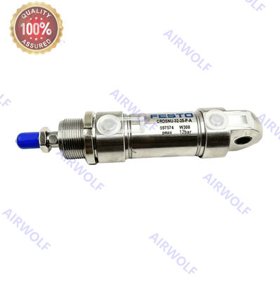ISO6432 Stainless Steel ATEX II 2G Festo Round Cylinder Double Acting 12mm To 100mm 8152552  CRDSNU-16-40-P-A 2159637  CRDSNU-B-25-25-PPS-A-MG-A1