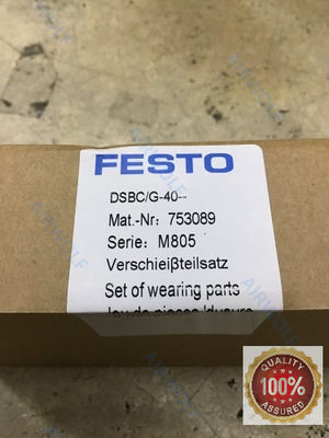 FESTO ISO15552 VDMA24562  TPE-U NBR Wearing Part  DSBC/G-32-- 753088 DSBC/G-40-- 753089 DSBC/G-50-- 753090 DSBC/G-63-- 753091 DSBC/G-80-- 753092 DSBC/G-100-- 753093 DSBC/G-125-- 8004985 DSBC/G-160
