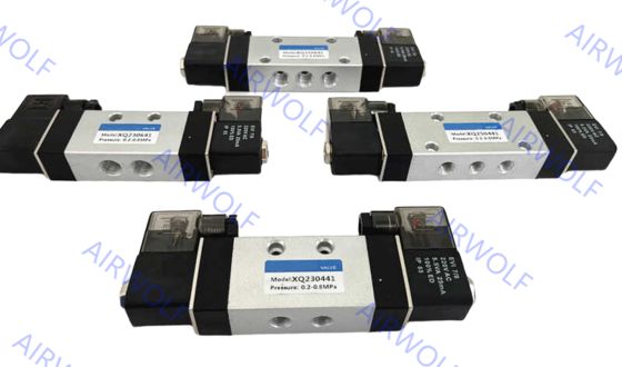 XQ Series Aluminum Pneumatic Solenoid Valve with 3/2 Way and 5/2 Way Positions and 1/8" Port for Reliable Direction Control