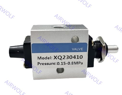 XQ Series Aluminum Pneumatic Mechanical Valve with 1/4" Port Size and 3/2way 5/2way Positions for Directional Control