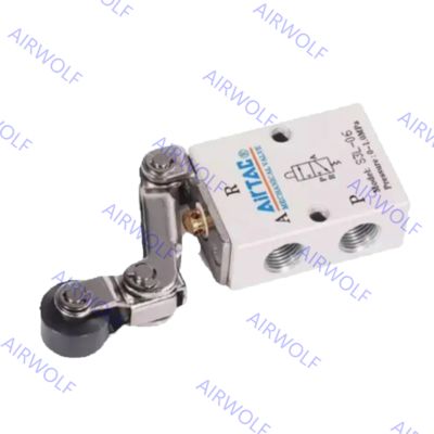 S3L-M5, S3L-06, S3L-08 AIRTAC 3/2 way  S3 Series Control Valve M5 1/8" 1/4"