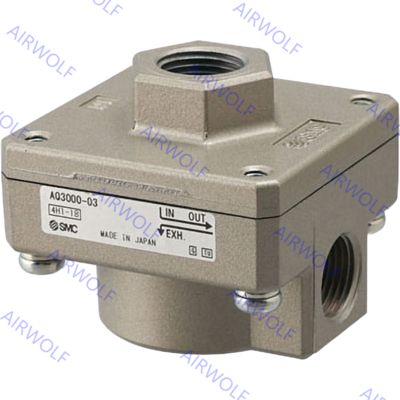 SMC AQ3000-03, AQ5000-04, AQ5000-06 AQ Series Quick Exhaust Valve 1/8", 1/4", 3/8", 1/2", 3/4"