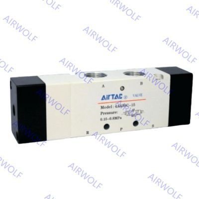 AIRTAC 4A430C-15, 4A430E-15, 4A430P-15 4A400 Series 5/3 way Air Valve 1/4" 3/8"