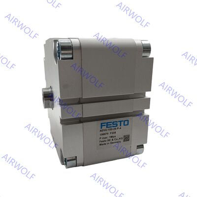 AEVU-100-10-P-A AEVU-100-10-A-P-A,-15,-20,-25 Festo Single-Acting Compact Cylinder