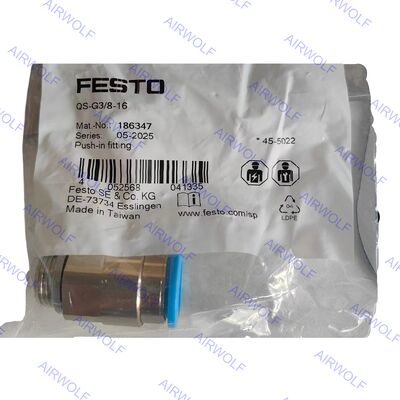 QS-G1/4-10-I QS-G3/8-8-I QS-G3/8-10-I QS-G3/8-12-I QS-G1/2-12-I Festo QS Series Push-in Fitting