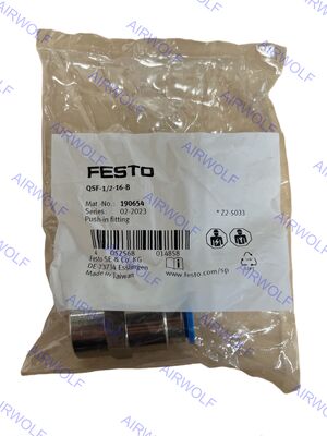 QSF-3/8-12-B QSF-3/8-12-B-20 QSF-1/2-12-B QSF-1/2-16-B Festo QSF Series Push-in Fitting