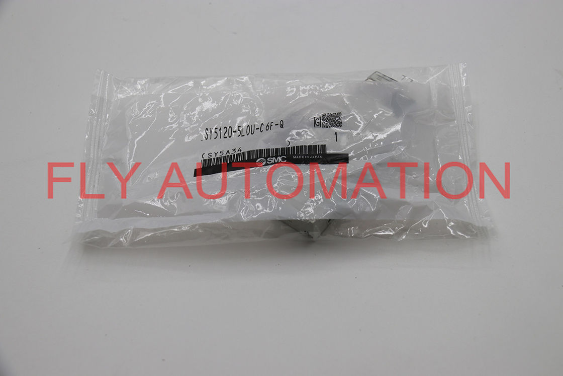 Direct Piping 5 Way Solenoid Valve Monomer L-Socket Type SMCSY5120-5LOU-C6F-Q