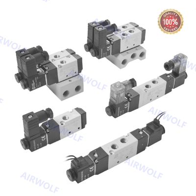 5/2 웨이 3/2 웨이 Mindman 알루미늄 DC24V AC220V 피스톤 스풀 밸브 MVSC-180-4E1 MVSC-180-4E2 MVSC-180-4E2-DC24-L