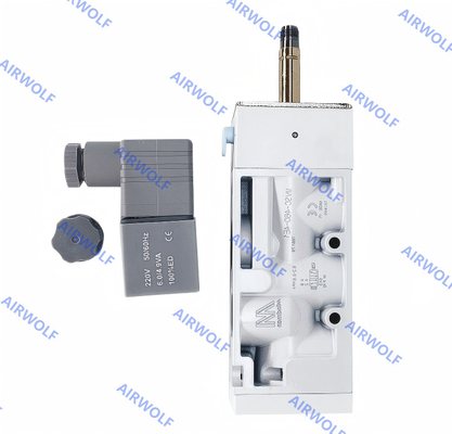 싱글 듀얼 코일 MVSC-460-4E1 MVSC-460-4E2 1/2 마인드맨 5/2 웨이 0.2-0.8Mpa 알루미늄 DC24V AC220V AC110V DC12V 솔레노이드 밸브