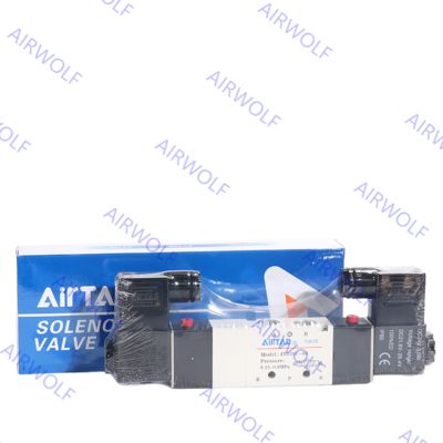 AIRTAC 4V230C-06/08, 4V230E-06/08, 4V230P-06/08 4V200 시리즈 5/3 방향 전기 전자기 밸브 1/8