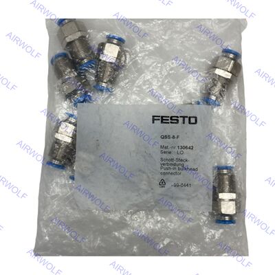 페스토 QSS-8-F QSS-10-F QSS-12-F QSS 시리즈 푸시인 구간 커넥터